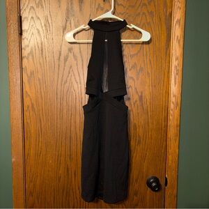 Black cutout dress